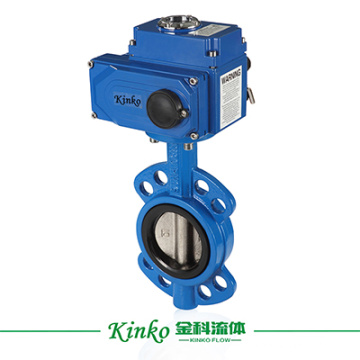 DN80 Flange soft sealing Electrical butterfly valve